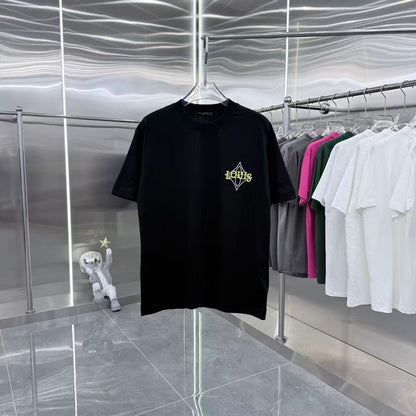 260323 New high-quality simple embroidery design T-shirt