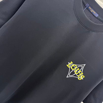 260323 New high-quality simple embroidery design T-shirt