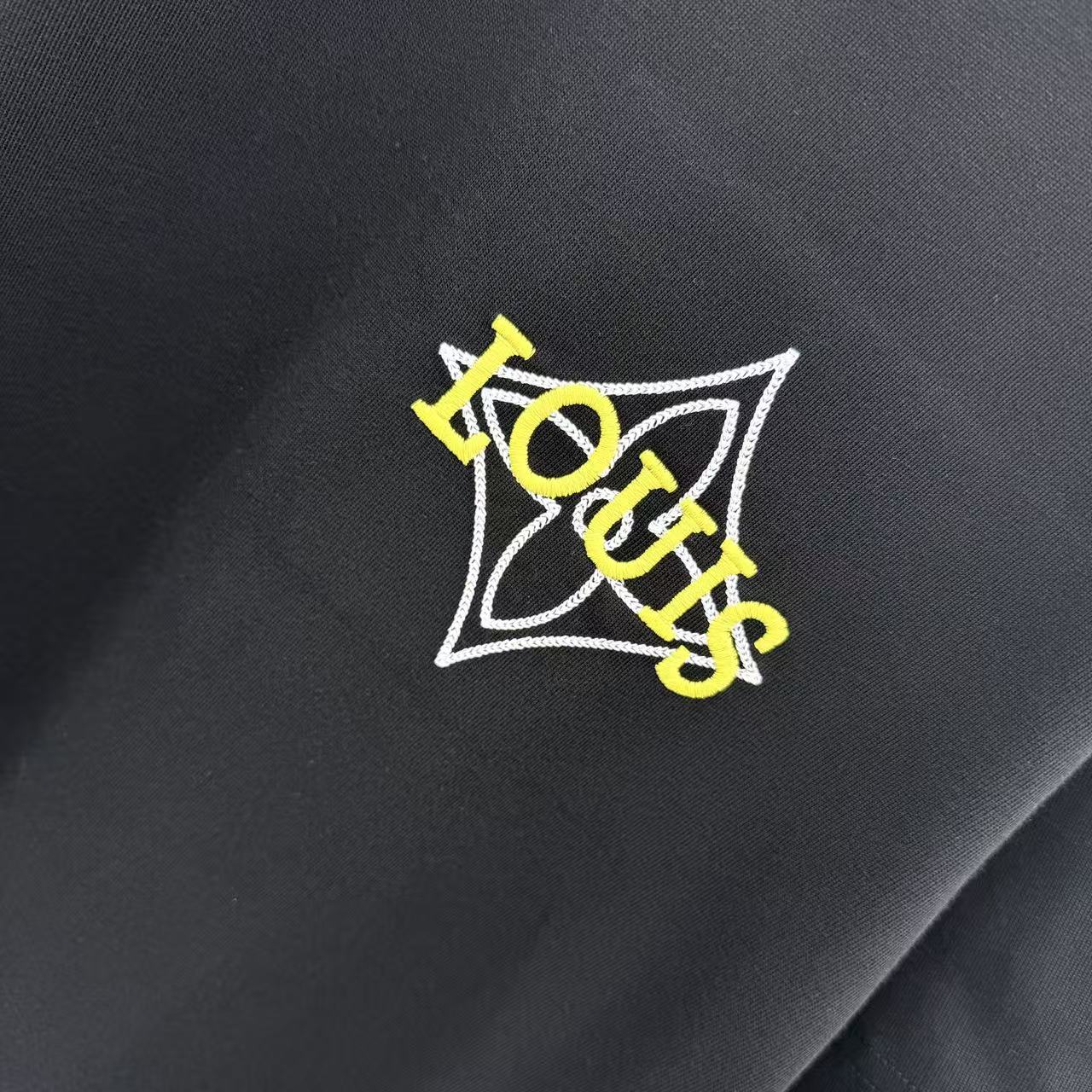 260323 New high-quality simple embroidery design T-shirt