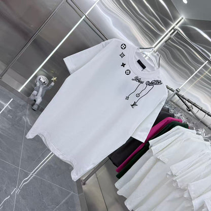 260323 New high-quality night-time illuminated fabric T-shirt