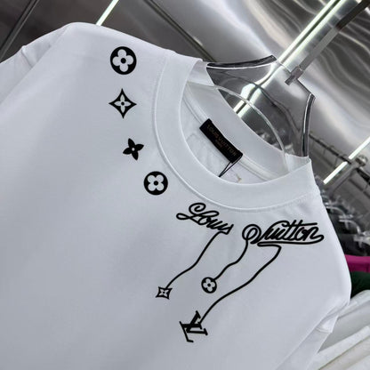 260323 New high-quality night-time illuminated fabric T-shirt