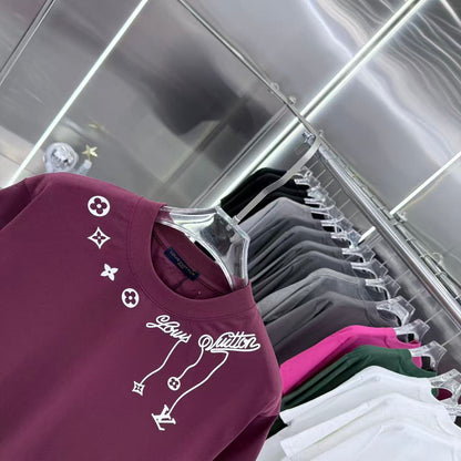 260323 New high-quality night-time illuminated fabric T-shirt