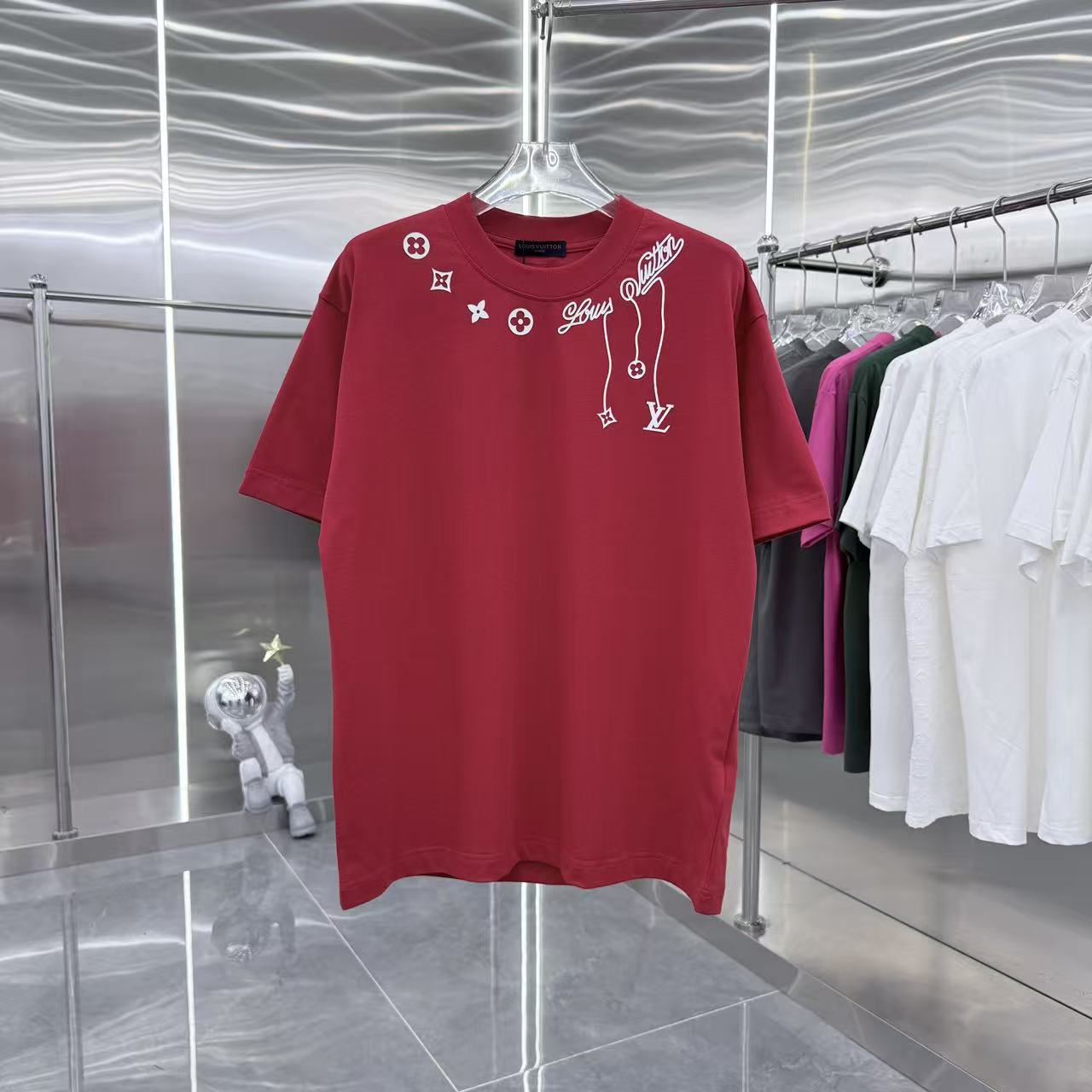 260323 New high-quality night-time illuminated fabric T-shirt