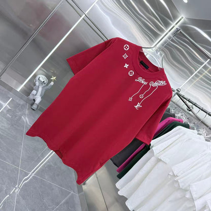 260323 New high-quality night-time illuminated fabric T-shirt