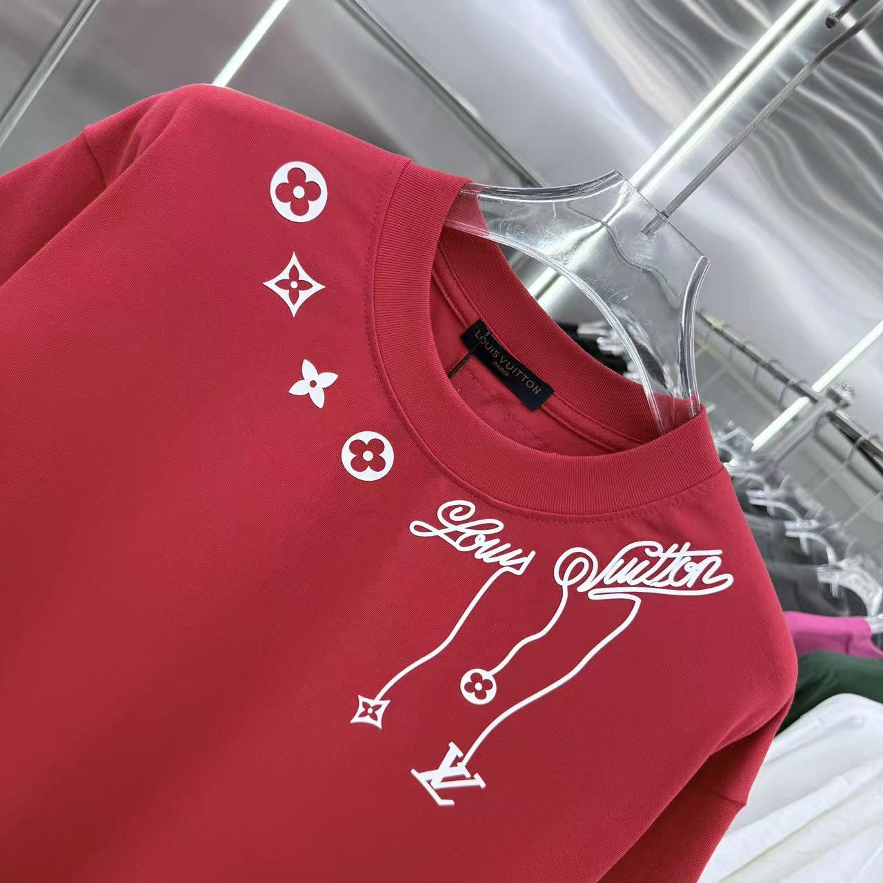 260323 New high-quality night-time illuminated fabric T-shirt