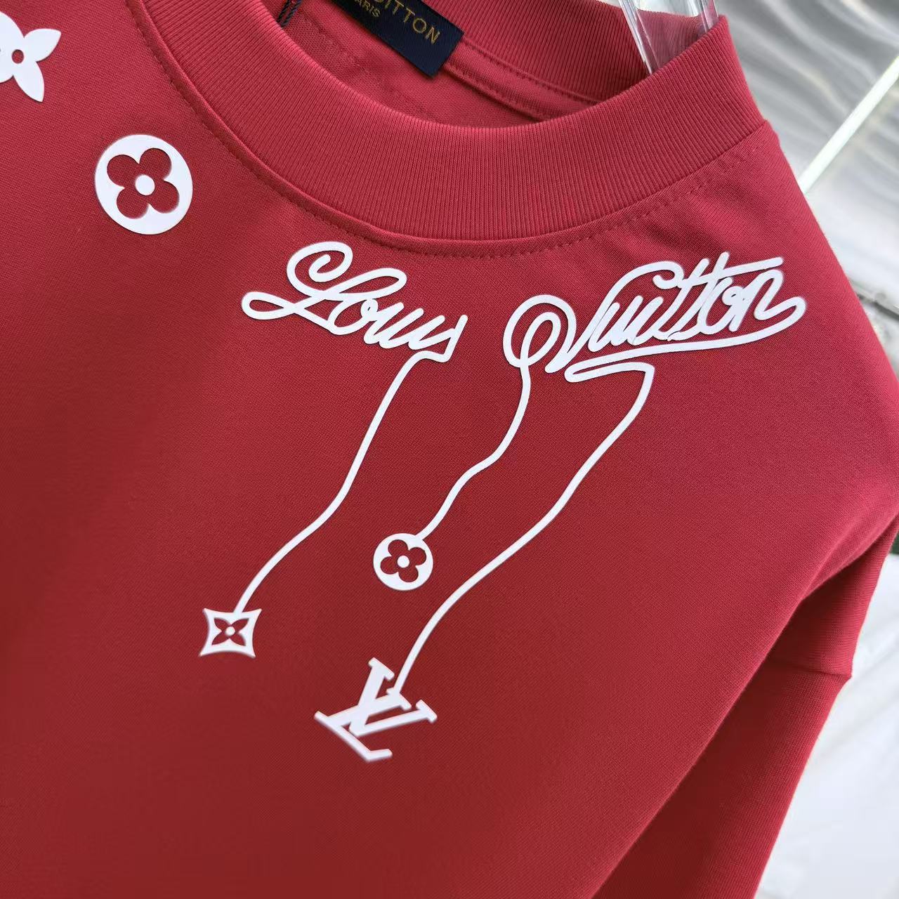 260323 New high-quality night-time illuminated fabric T-shirt