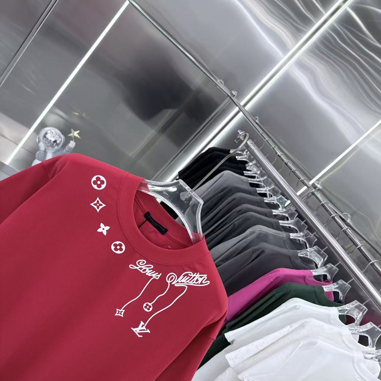 260323 New high-quality night-time illuminated fabric T-shirt