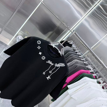 260323 New high-quality night-time illuminated fabric T-shirt
