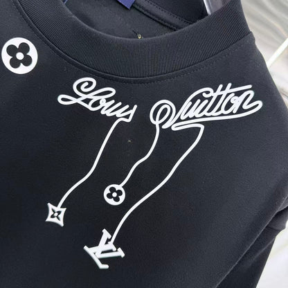 260323 New high-quality night-time illuminated fabric T-shirt
