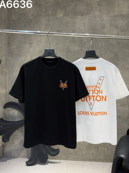260323 New high-quality, finely embroidered T-shirt