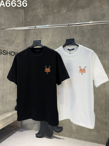 260323 New high-quality, finely embroidered T-shirt