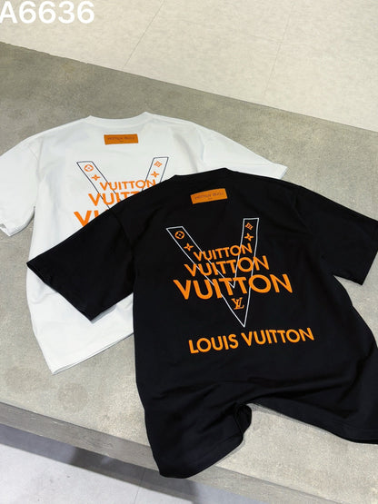 260323 New high-quality, finely embroidered T-shirt