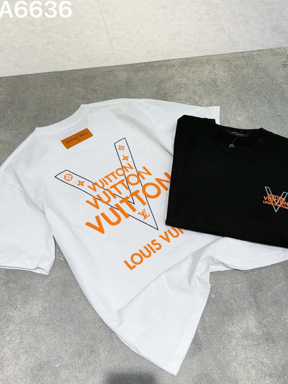 260323 New high-quality, finely embroidered T-shirt