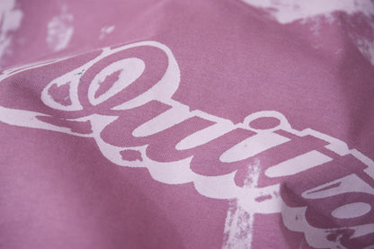 260323 New high-quality graffiti-overprinted print T-shirt