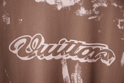 260323 New high-quality graffiti-overprinted print T-shirt