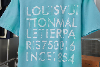 260323 New high-quality tie-dye fabric color T-shirt