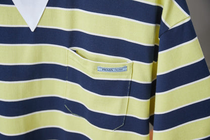 260323 New high-quality striped plain weave t-shirt