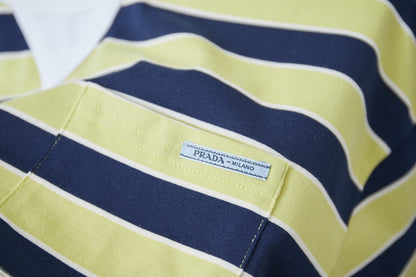 260323 New high-quality striped plain weave t-shirt