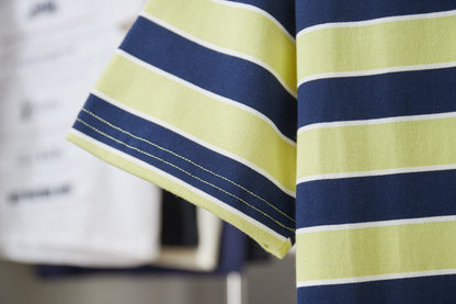 260323 New high-quality striped plain weave t-shirt