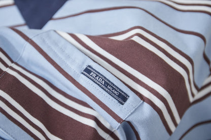 260323 New high-quality striped plain weave t-shirt