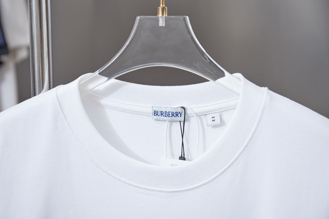 260323 New high-quality horse logo embroidered T-shirt