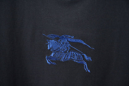 260323 New high-quality horse logo embroidered T-shirt