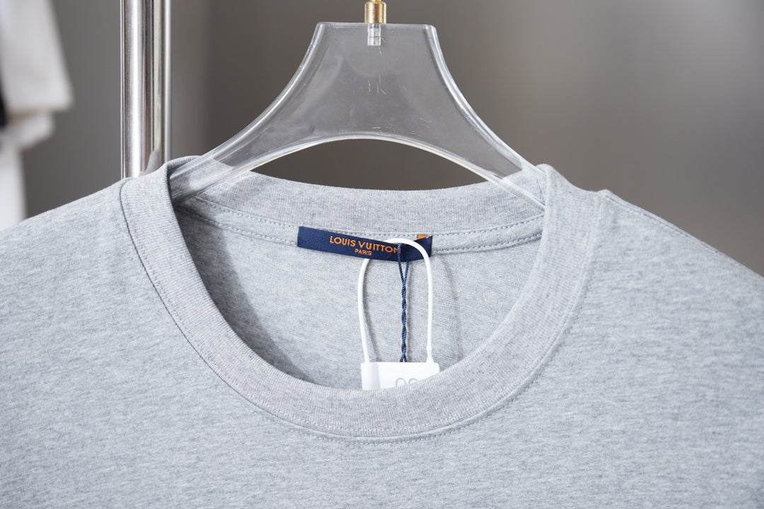 260323 New high-quality patch micro-logo T-shirt