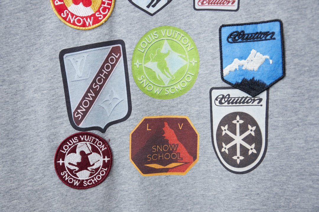 260323 New high-quality patch micro-logo T-shirt