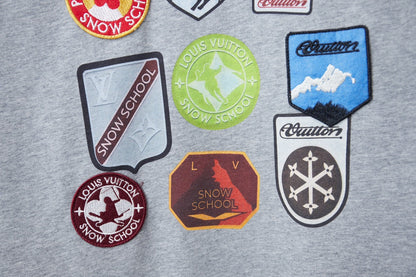 260323 New high-quality patch micro-logo T-shirt
