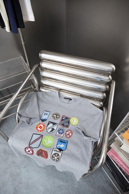 260323 New high-quality patch micro-logo T-shirt