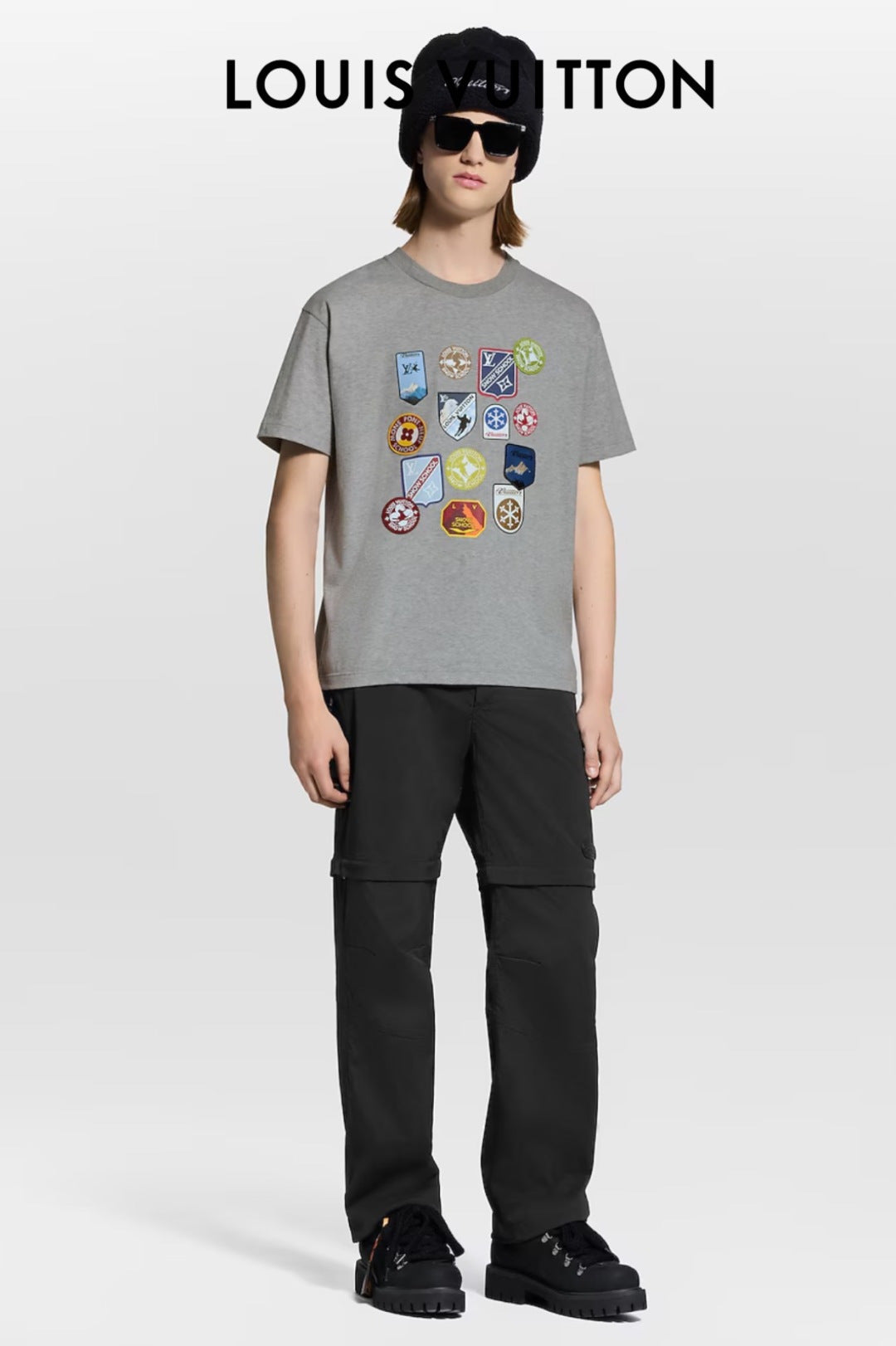 260323 New high-quality patch micro-logo T-shirt