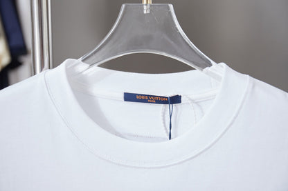 260323 New high-quality stitched hollow embroidery short-sleeved shirt