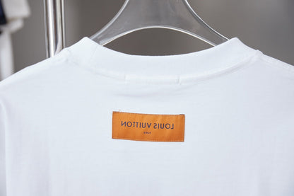 260323 New high-quality stitched hollow embroidery short-sleeved shirt