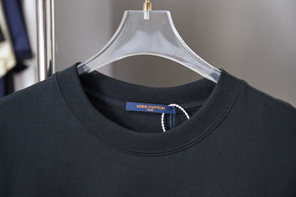 260323 New high-quality stitched hollow embroidery short-sleeved shirt