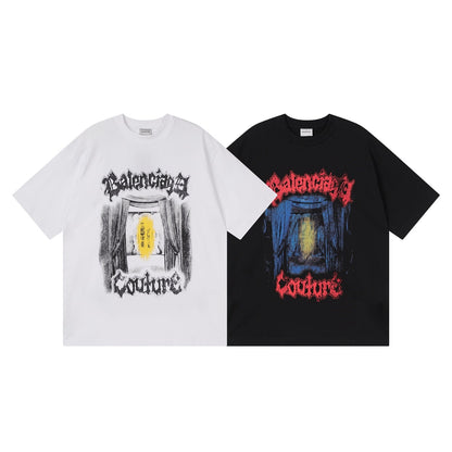 260323 New high-quality art direct-printed T-shirt