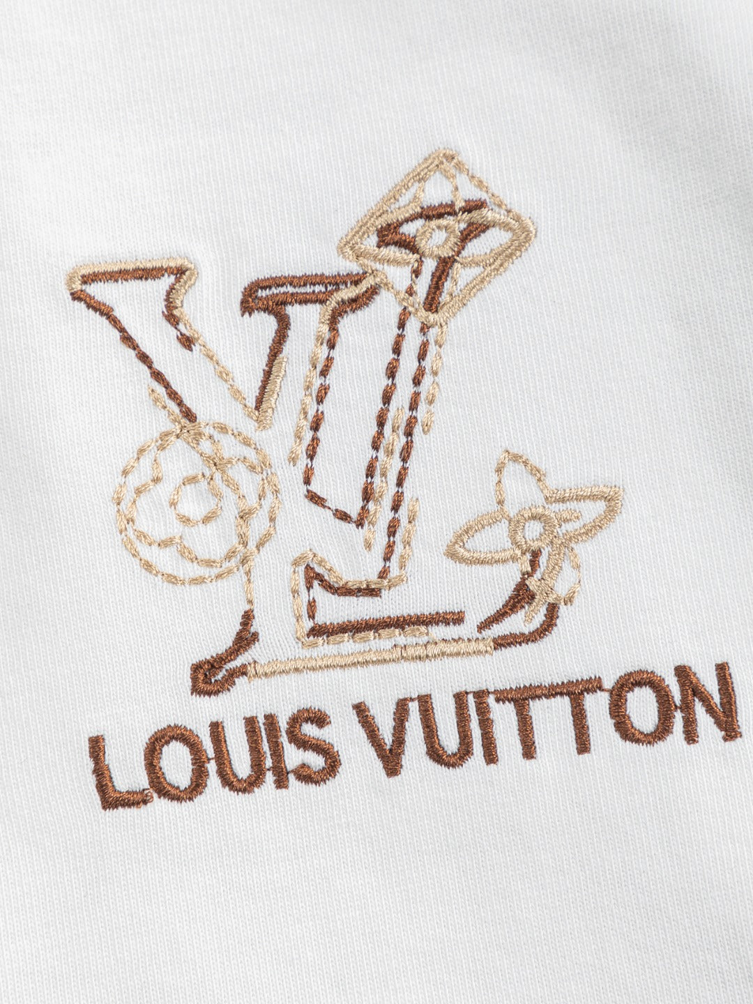 260415 New high-quality small logo embroidered simple T-shirt