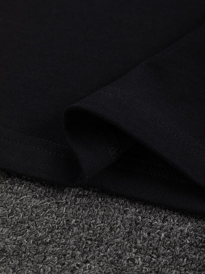 260415 New high-quality small logo embroidered simple T-shirt