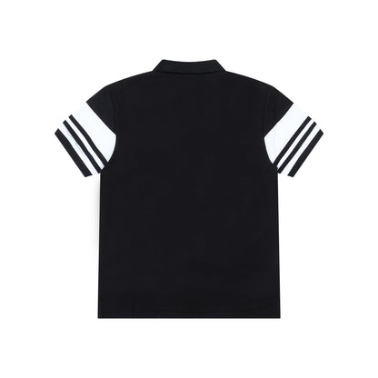 260415 New high-quality gradient collar polo shirt