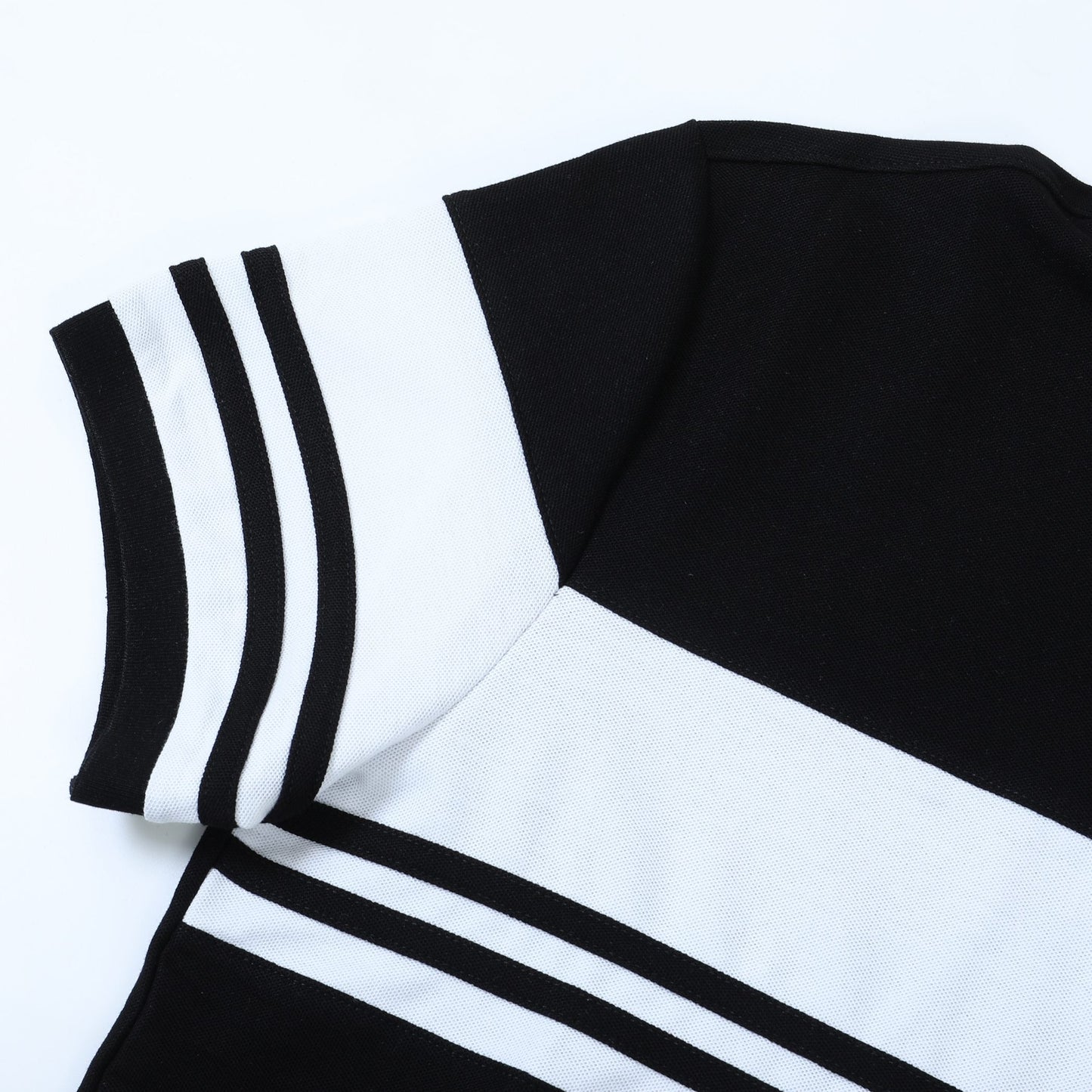 260415 New high-quality gradient collar polo shirt