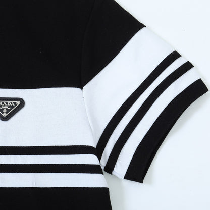 260415 New high-quality gradient collar polo shirt