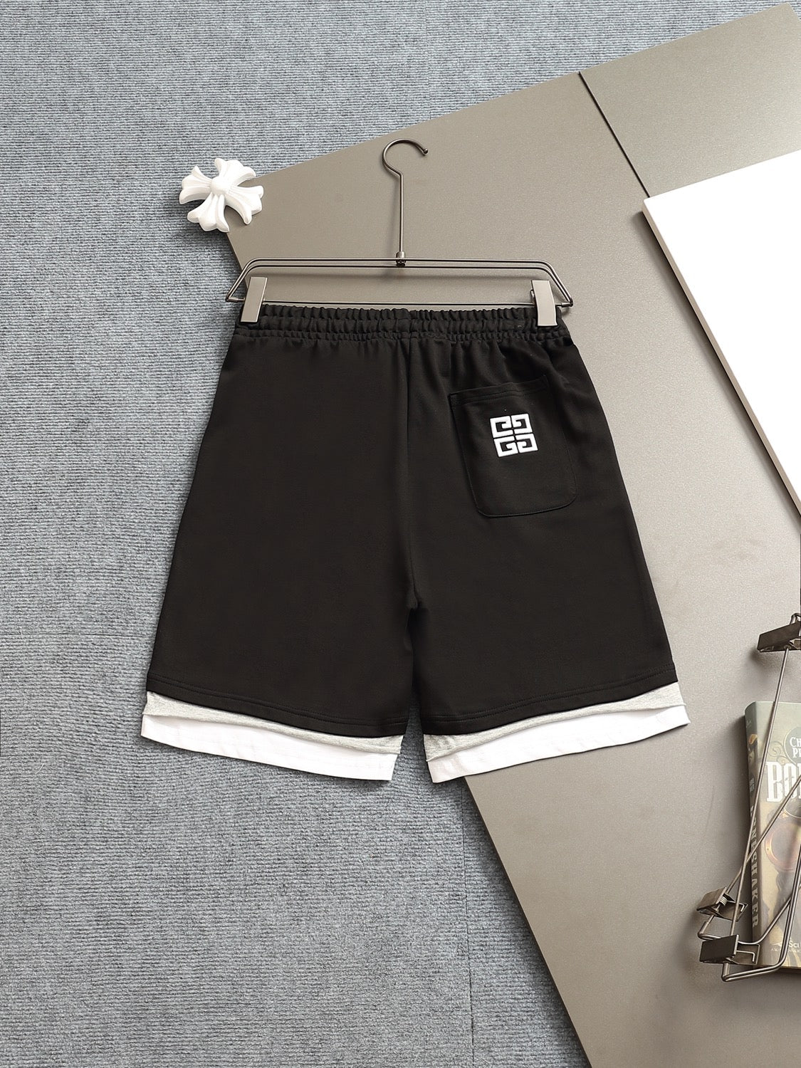 260415 New high-quality rolled-bottom hem design shorts