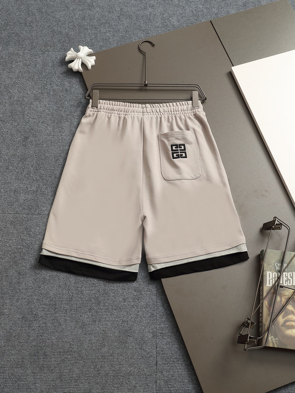 260415 New high-quality rolled-bottom hem design shorts