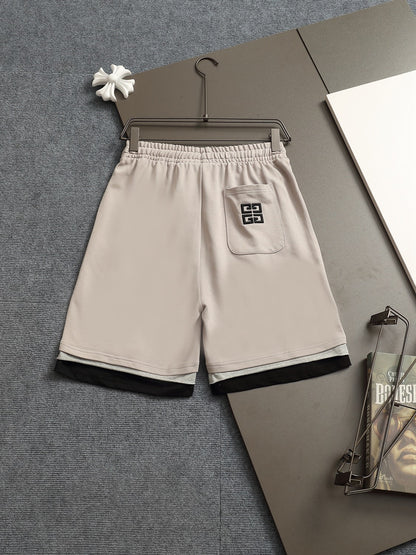 260415 New high-quality rolled-bottom hem design shorts