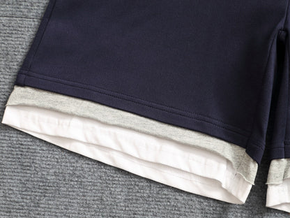 260415 New high-quality rolled-bottom hem design shorts