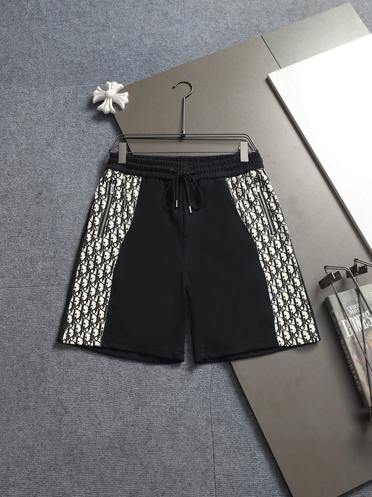 260415 New high-quality printed fabric short pants