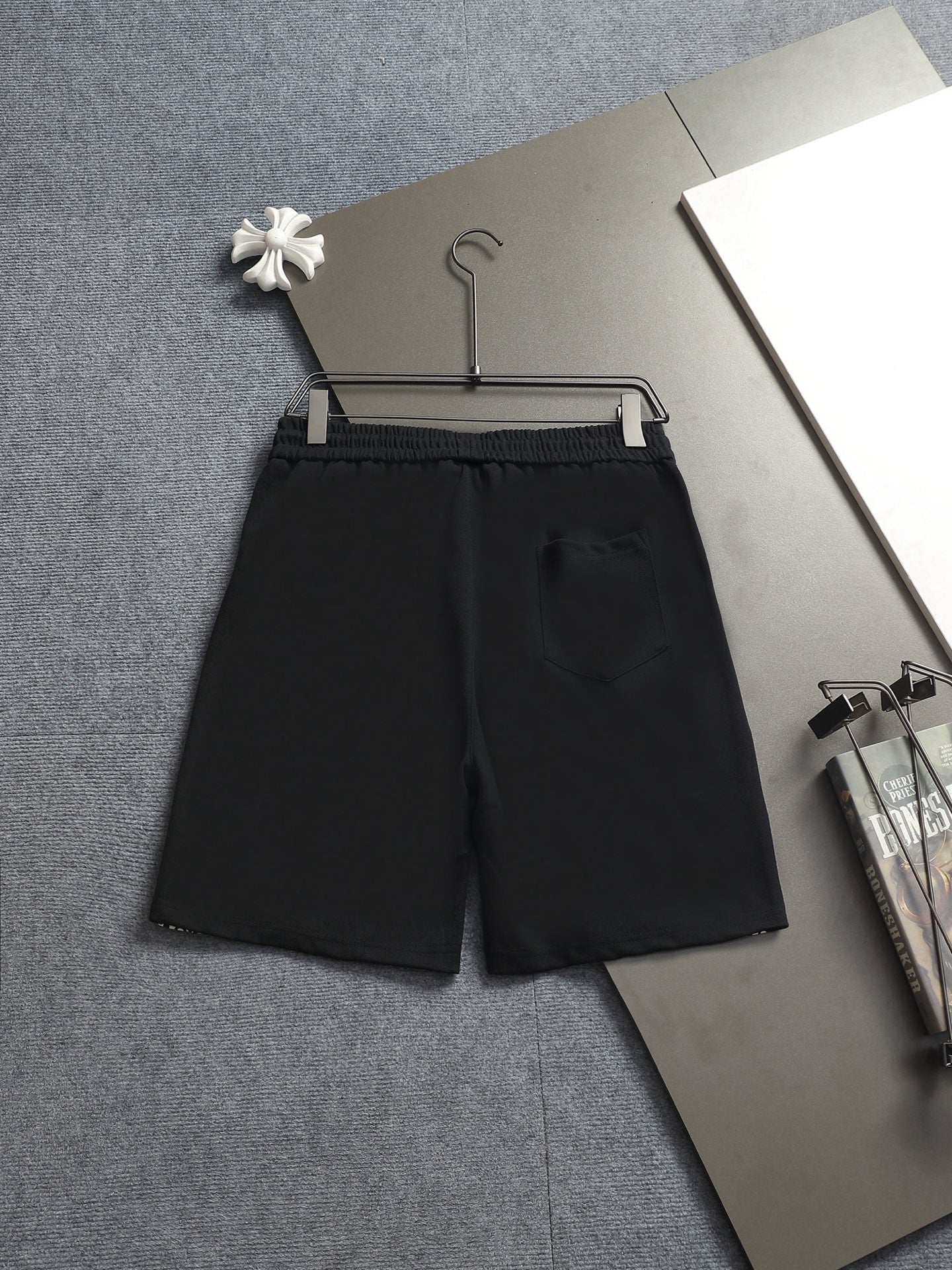 260415 New high-quality printed fabric short pants