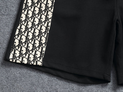 260415 New high-quality printed fabric short pants