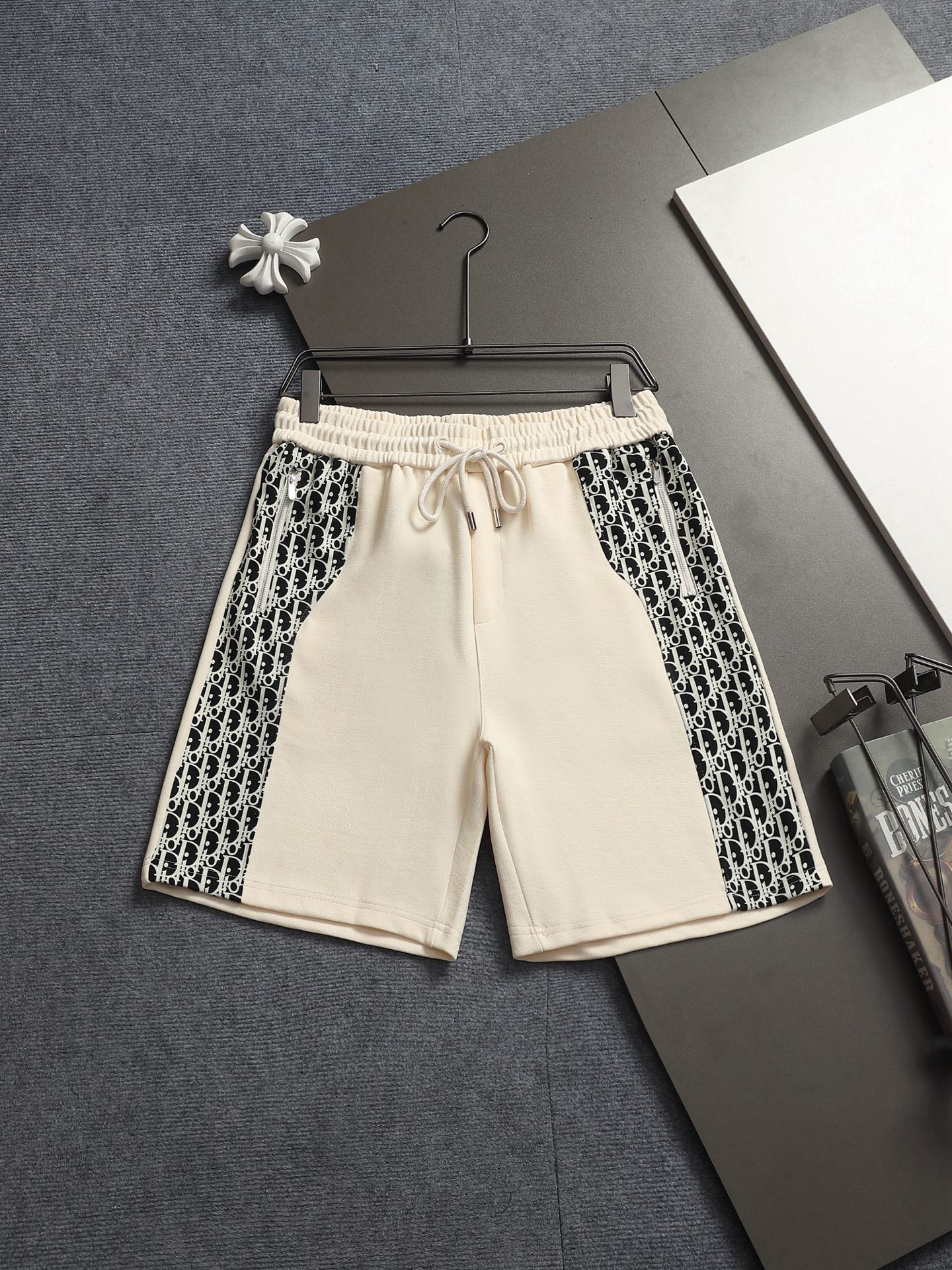 260415 New high-quality printed fabric short pants