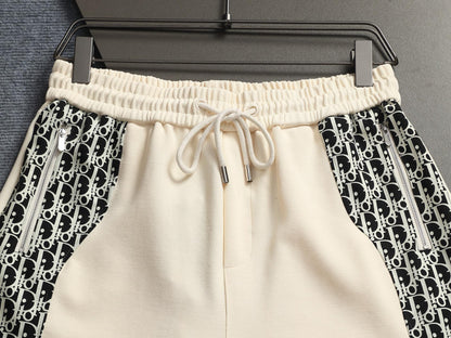 260415 New high-quality printed fabric short pants