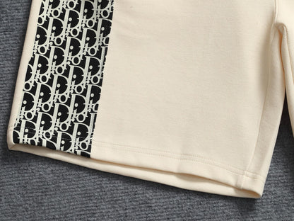 260415 New high-quality printed fabric short pants